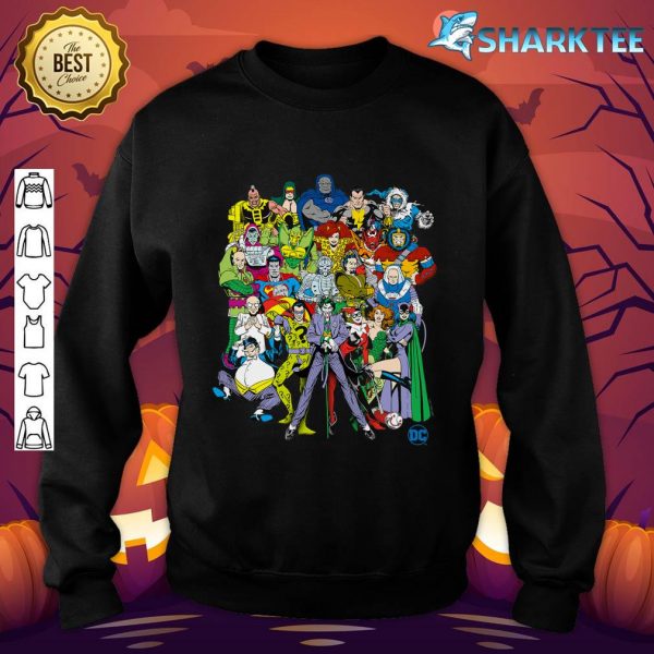 DC Comics Halloween Group Shot Villains Poster sweatshirt