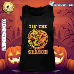 Halloween Softball Tis The Season Pumpkin Softball tank-top