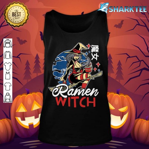 Ramen Witch for Halloween tank-top