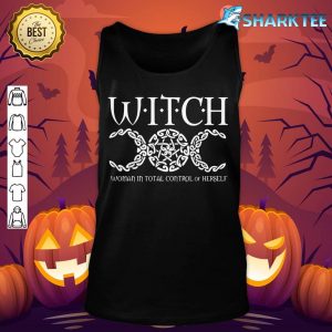 Witch Wiccan Pagan W I T C H tank-top