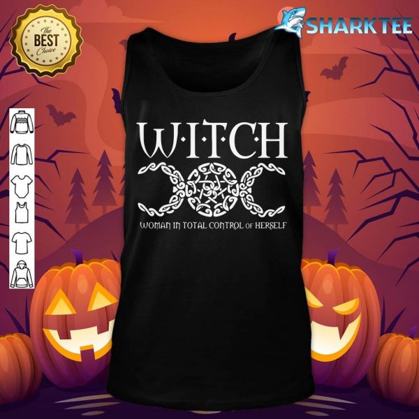 Witch Wiccan Pagan W I T C H tank-top