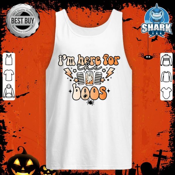 I'm Here For The Boos Funny Drinking Halloween Mom Mama tank-top