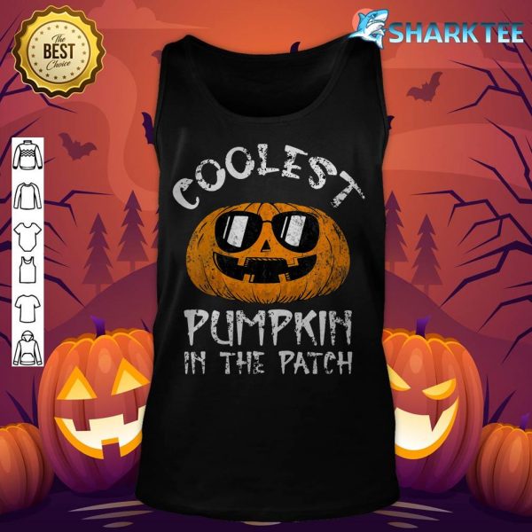 Kids Coolest Pumpkin In The Patch Halloween tank-top