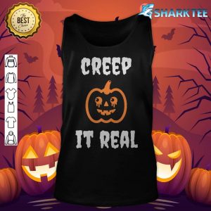 Halloween Spooky Pumpkin Funny Pun Goth and Gothic Premium tank-top
