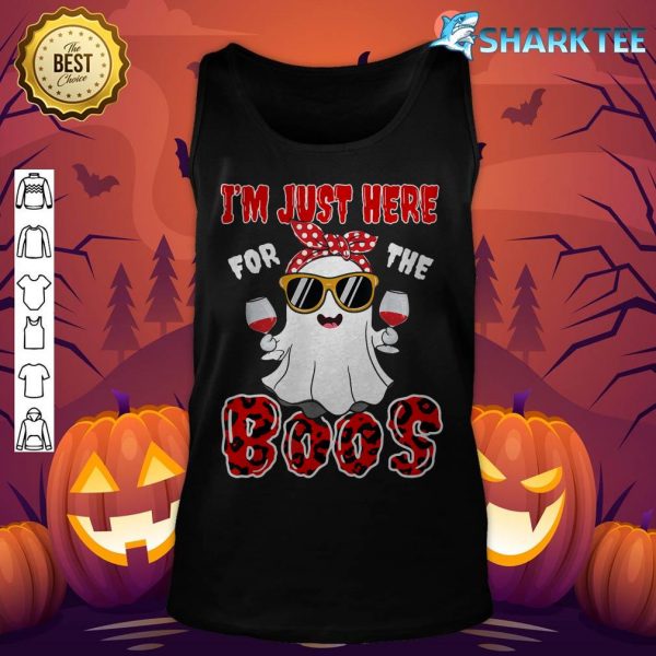 I'm Just Here For The Boos Ween Lovers Boo Ghost Halloween tank-top