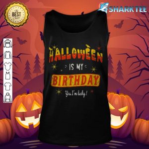 I'm Lucky Halloween Is My Birthday Premium tank-top