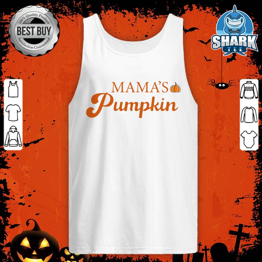 Kids Mommy and Me Fall Shirts Mama's Pumpkin Patch Halloween tank-top