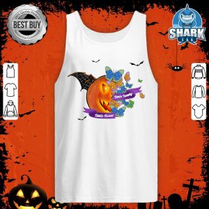 Retro Groovy Let's Go Ghouls Halloween Ghost Outfit Costumes tank-top