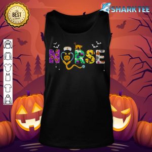 Halloween Nurse Shirt For Women Halloween Scrub Tops Nursing tank-top