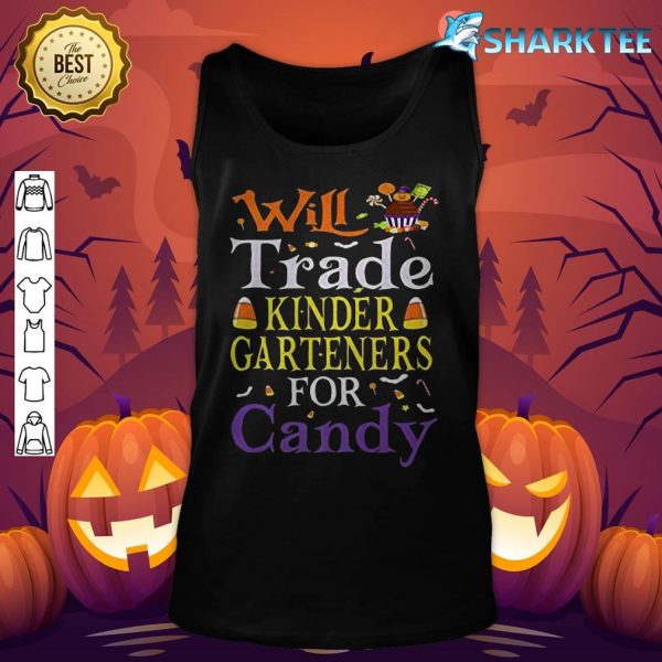 Halloween Costume Will Trade Kindergartner For Candy Teacher Premium tank-top