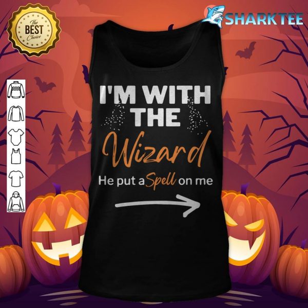Halloween I'm With The Wizard Funny Halloween for Women tank-top