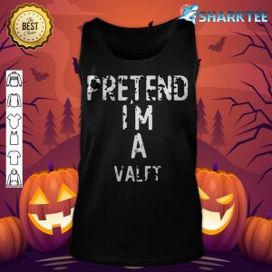 Pretend Im A Valet Funny Halloween tank-top