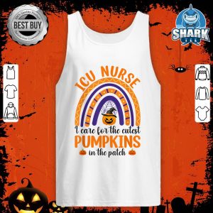 FNP Nurse Cutest Pumpkins Rainbow Halloween Spider tank-top