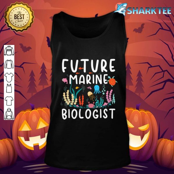 Future Marine Biologist Cute Costume Kid Child Adult tank-top