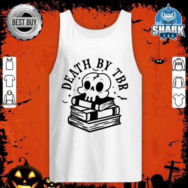R Skull Halloween Trick Or Treat Spooky Season tank-top