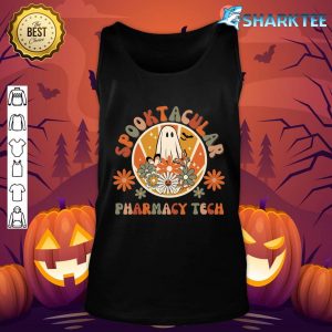 Spooktacular Pharmacy Technician, Halloween Pharmacy Tech tank-top