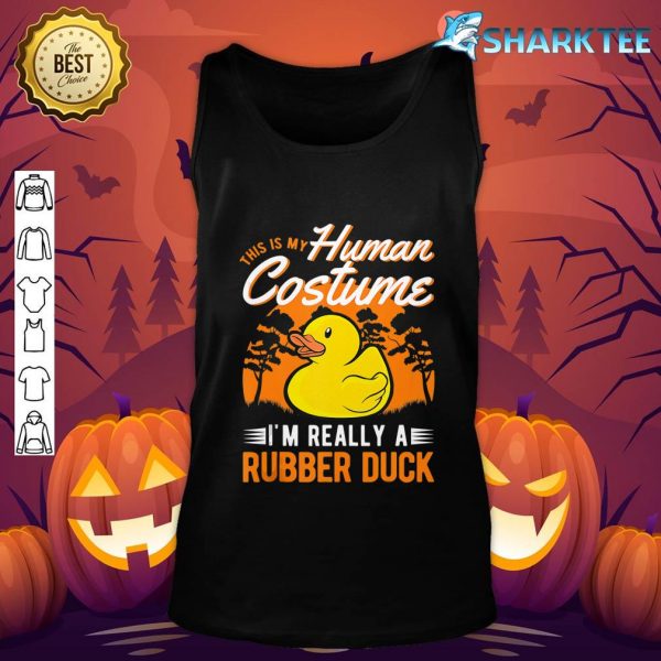 Rubber Duck Human Costume Halloween Rubber Duck tank-top