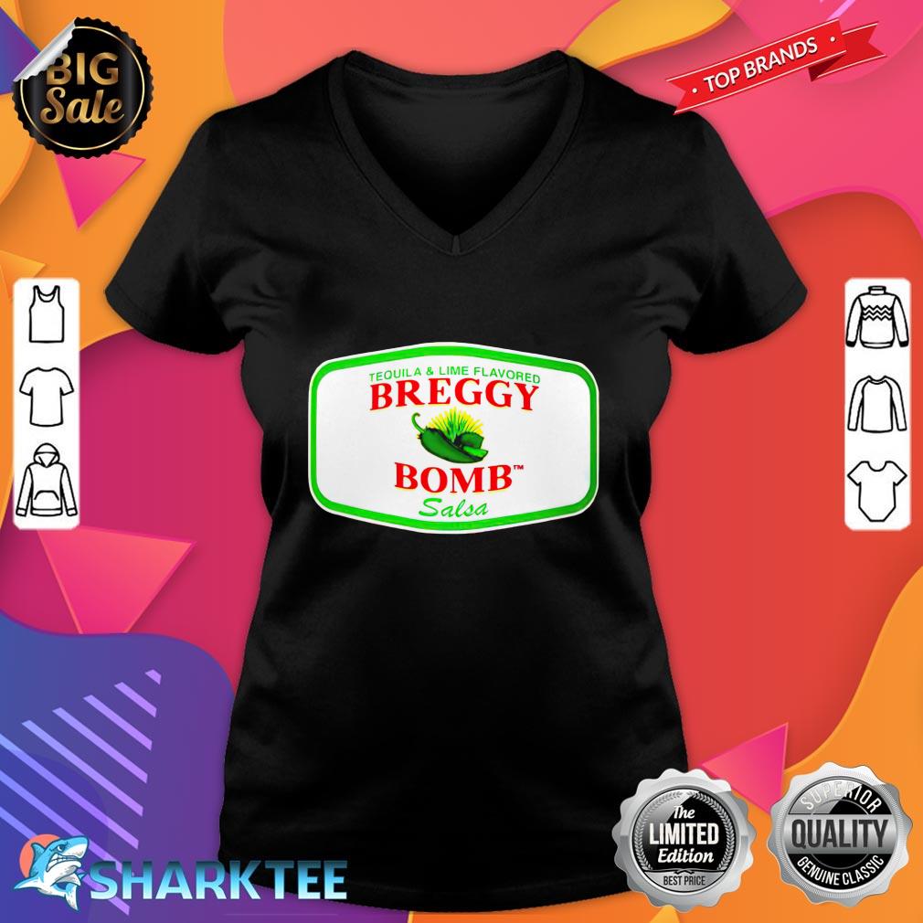 Tequila and Lime Flavored Breggy Bomb Salsa v-neck