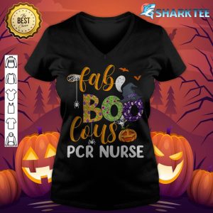 Faboolous PCR Nurse Boo Halloween Fabulous Nurse Costume v-neck