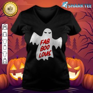 Fab Boo Lous Ghost Fabulous Halloween Premium v-neck