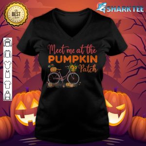 Meet Me At The Pumpkin Patch Halloween Costum Thanksgiving v-neck