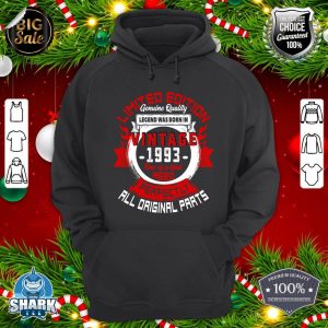 29th Birthday Gift Vintage Legends Born In 1993 29 Years Old Hoodie