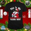 Black African American Santa Claus Christmas Pajamas T-Shirt