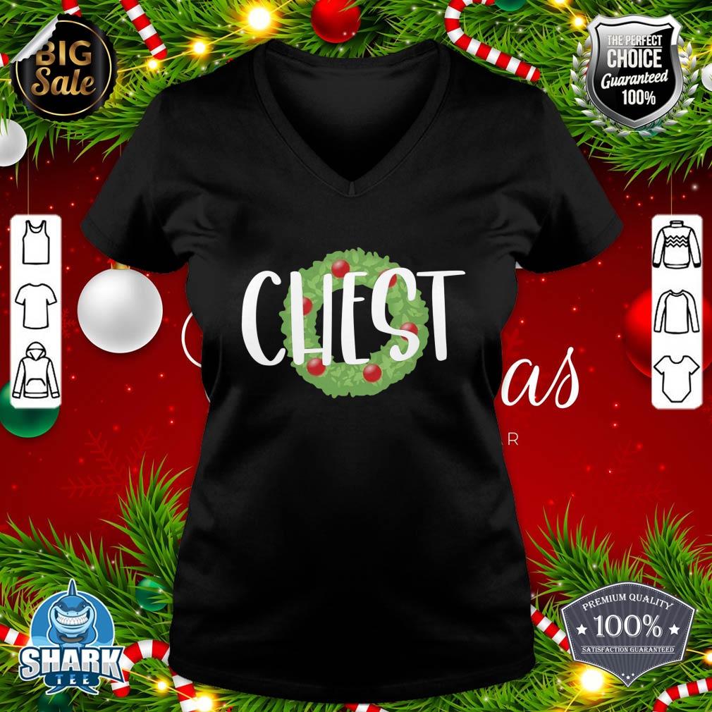 Chest Nuts Christmas Matching Couple Chestnuts V-neck 