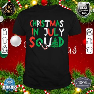Christmas In July Squad Funny Summer Xmas Men Women Kids T-Shirt