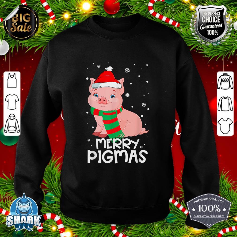 Christmas Merry Pigmas Funny Xmas Pajama Gifts For Pig Lover Sweatshirt