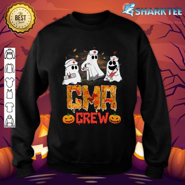 CMA Crew Skeleton Pumpkin Spooky Halloween Vibes Sweatshirt