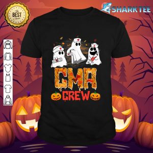 CMA Crew Skeleton Pumpkin Spooky Halloween Vibes T-Shirt
