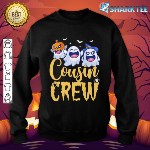 Cousin Boo Crew Funny Cousin Crew Halloween Costume Premium Sweatshirt