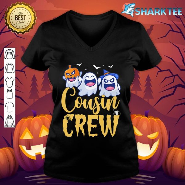 Cousin Boo Crew Funny Cousin Crew Halloween Costume Premium V-neck