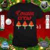 Cousin Crew Ice Cream Pops Watermelon Christmas In July Crew T-Shirt