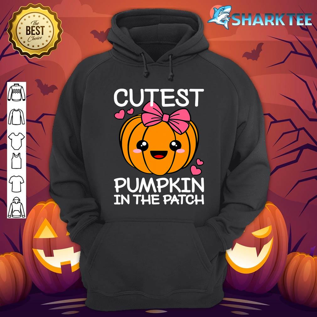 Cutest Pumpkin In The Patch Funny Halloween Thanksgiving Hoodie