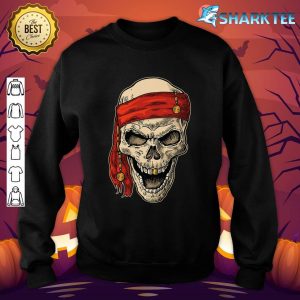 Dead Pirate Skull And Headband Sweatshirt