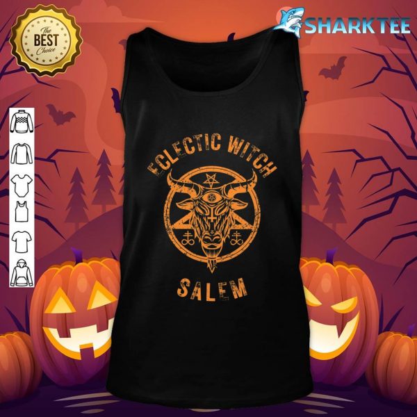 Eclectic Witch Salem Autumn Baphomet Goat Halloween Tank top