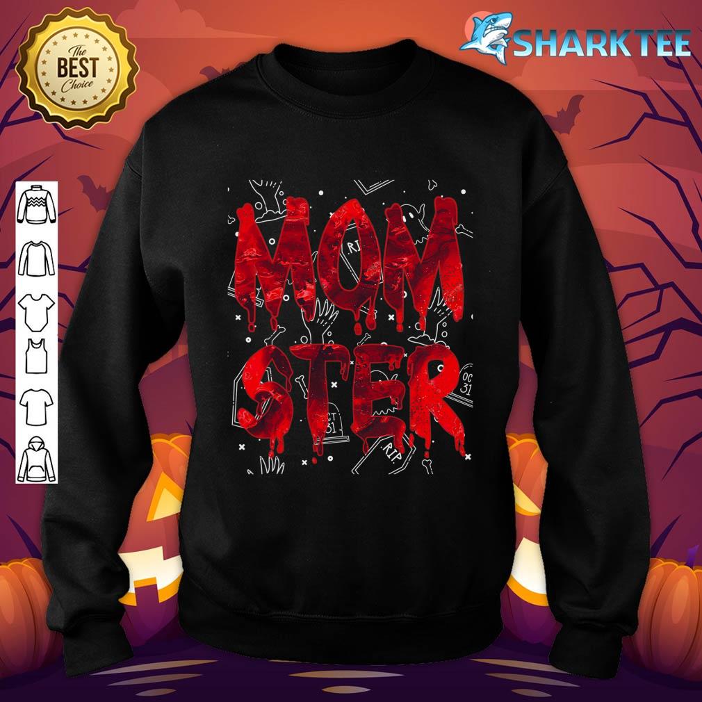 Funny Momster Dadcula Halloween Dad Dracula Costume matching Sweatshirt