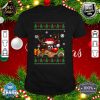 Funny Reindeer Lovers Santa Hat Ugly Christmas Sweater T-Shirt