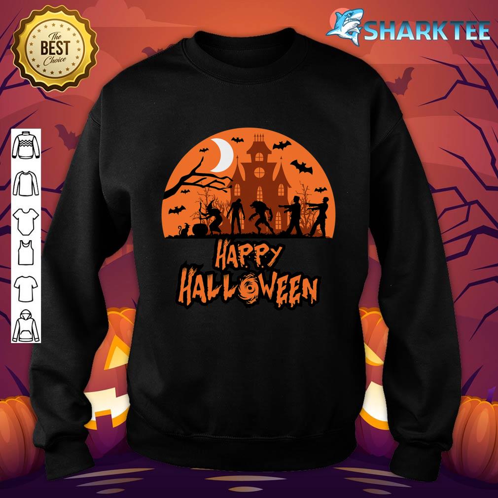 Halloween Haunted House Spooky Scary Trick Or Treat Sweatshirt