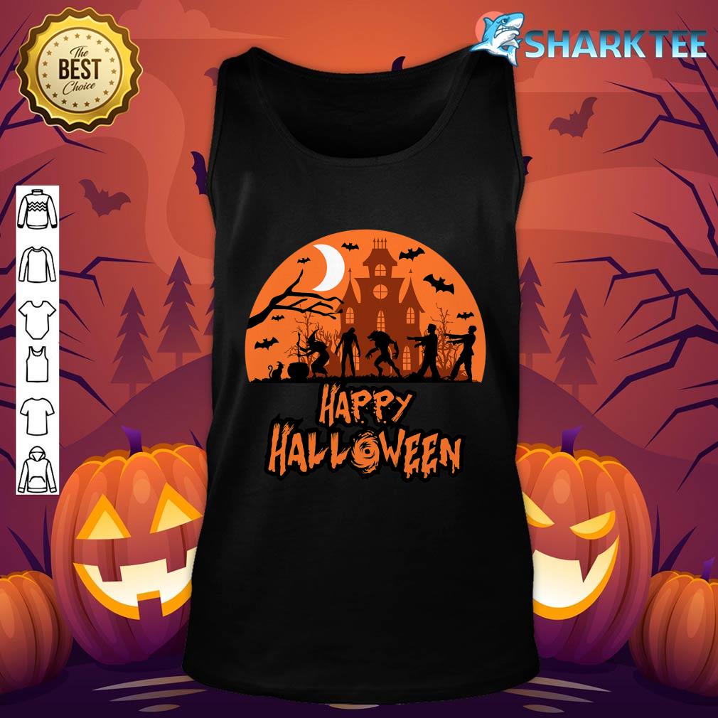 Halloween Haunted House Spooky Scary Trick Or Treat Tank top