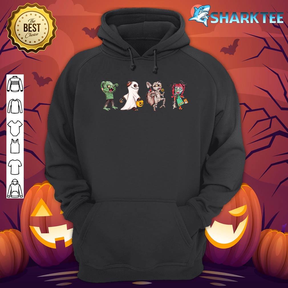 Halloween kids Ghost Scary Pumpkin Mummy with Candy Hoodie