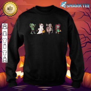 Halloween kids Ghost Scary Pumpkin Mummy with Candy Sweatshirt