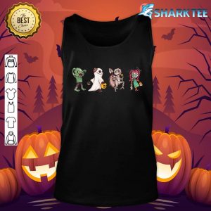 Halloween kids Ghost Scary Pumpkin Mummy with Candy Tank top