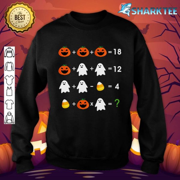 Halloween Order Of Operations Quiz Math Teacher Math Nerd T-Shirt