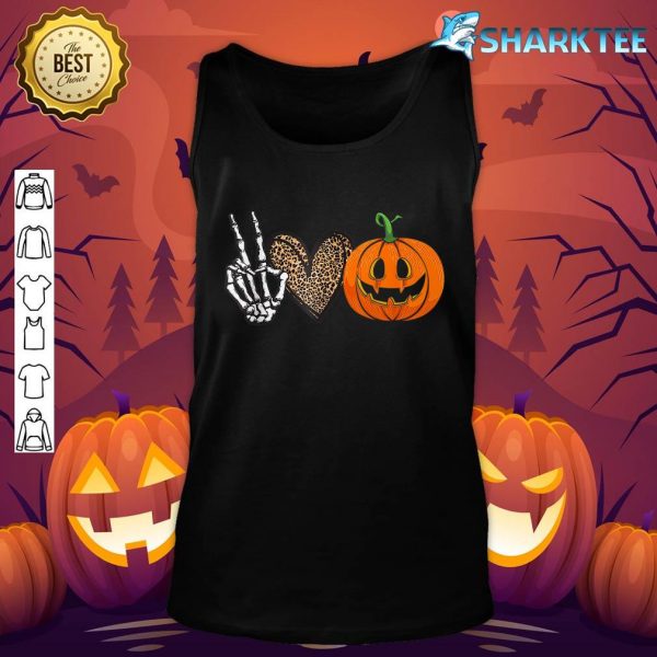 Halloween Peace, Love, And Pumpkins Fall Girls T-Shirt