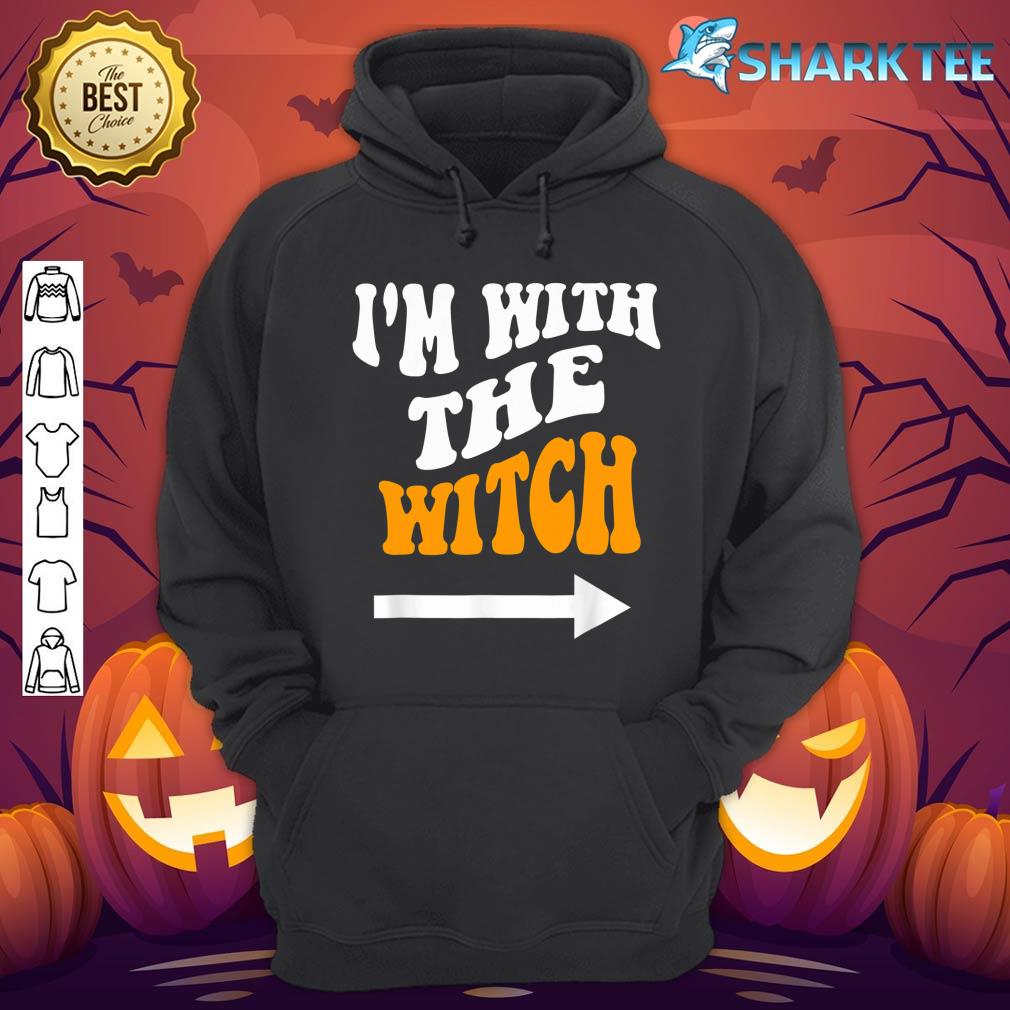 Halloween Shirts For Men I'm With The Witch Hoodie