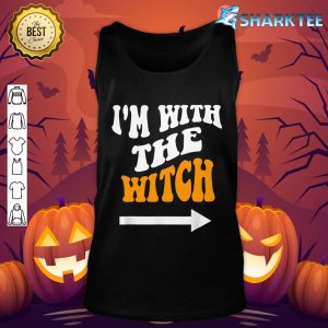 Halloween Shirts For Men I'm With The Witch Tank top