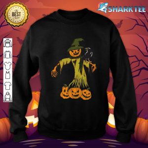 Halloween Spooky Halloween Pumpkin Face Scary Ghost Sweatshirt